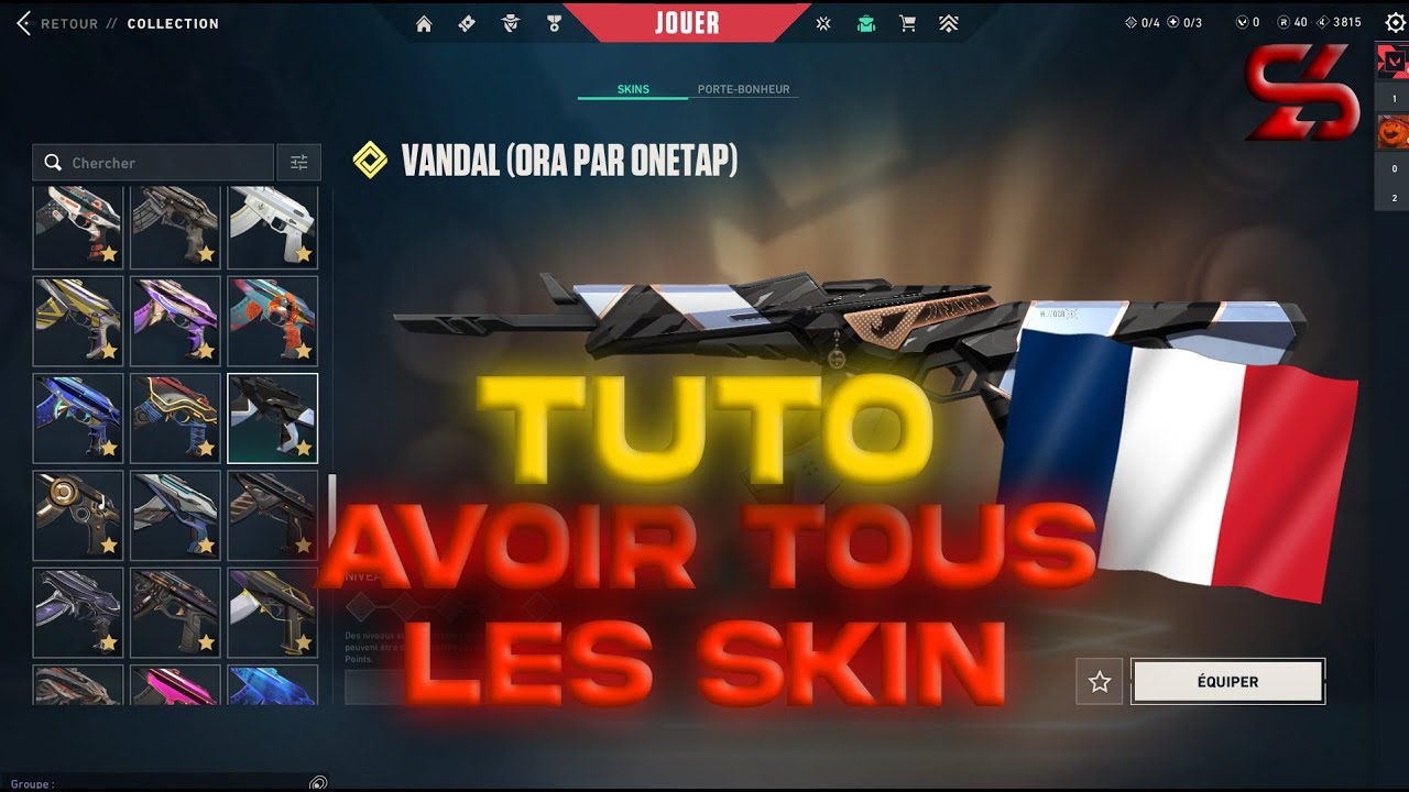 TUTO: Comment debloquer tous les SKINS VALORANT Facilement !