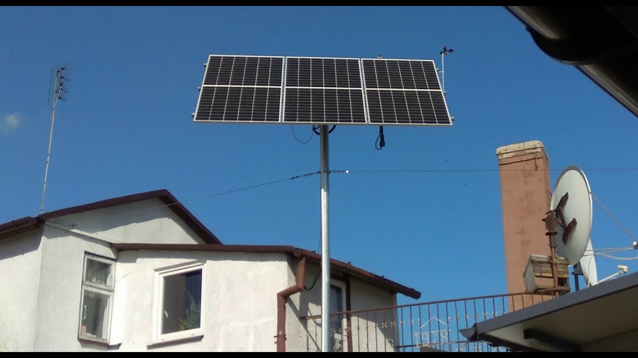 Budowa solar trakera dwuosiowego