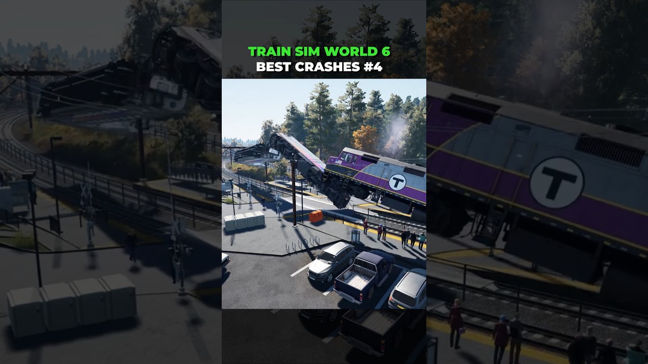 Train Sim World 6 Crashes 🚆 Epic Train Fails & Wild Physics | Part 4