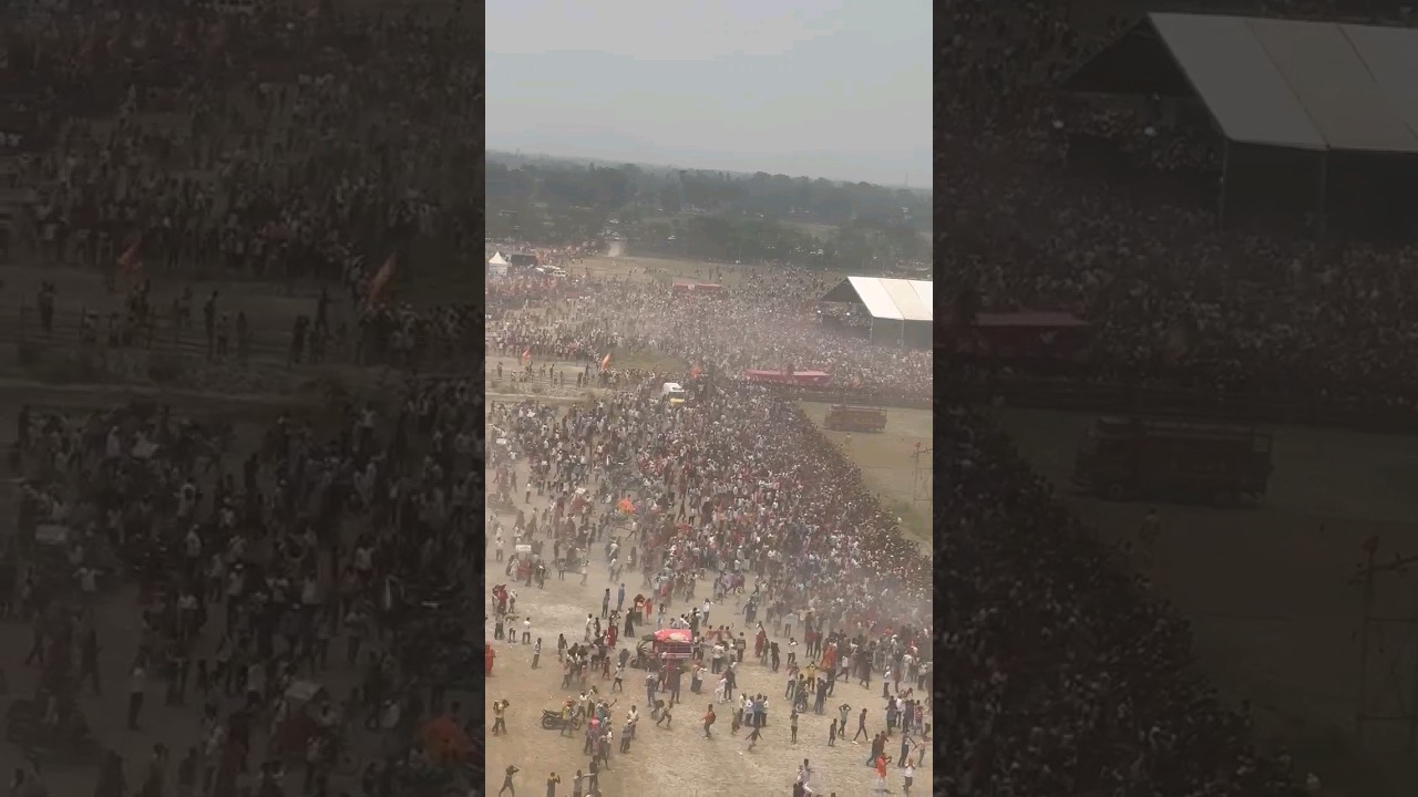 Lakhs of people gather to hear PM Modi in Maharajganj, Bihar