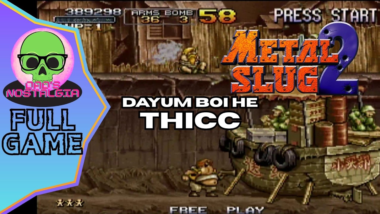 One Shot - Metal Slug 2 (Wii) Full Playthrough