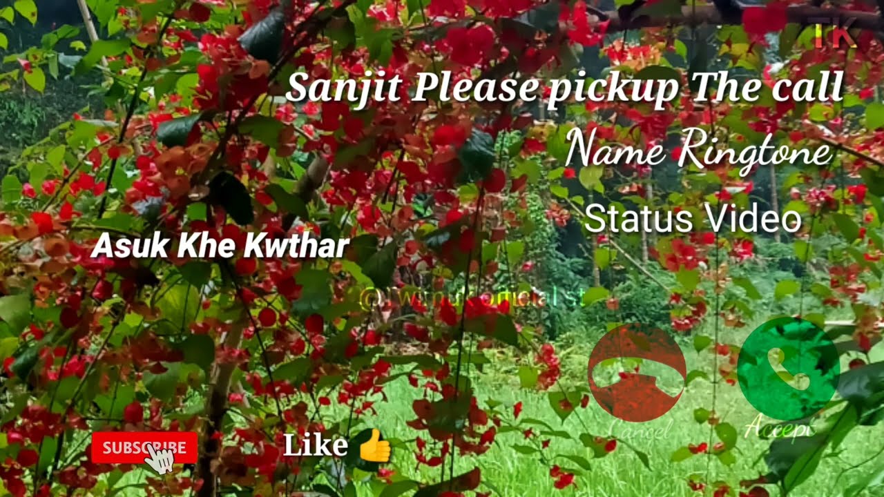 Name Ringtone kokborok || New Video Official 2023 || Sanjit Please Pickup The Call