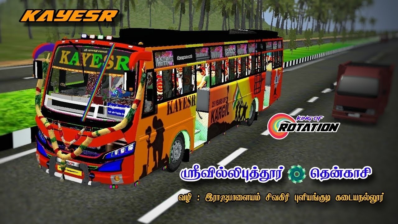 🧡KAYESR BUS TRANSPORT RAJAPALAYAM ⚡ SRIVILIPUTHUR TO THENKASI 💥