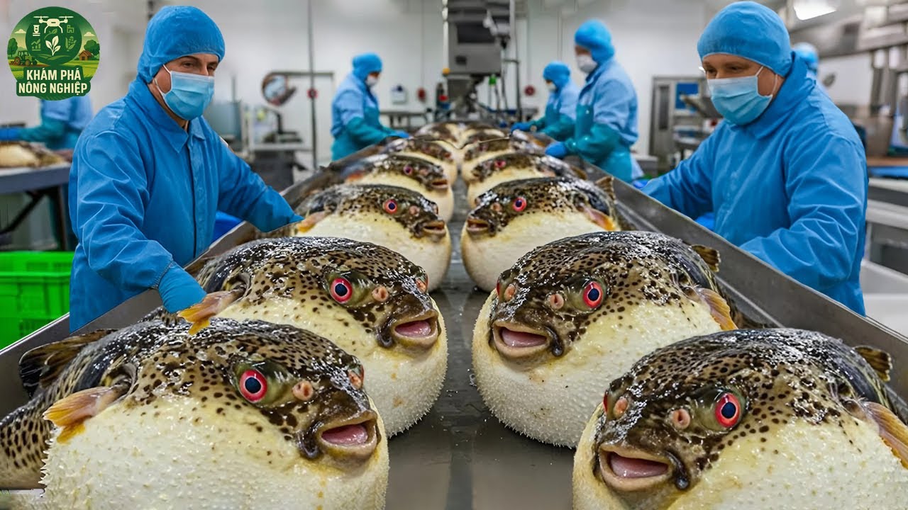 🐡Không Thể Tin Nổi! Cá Nóc Kịch Độc Được Chế Biến Thành Sashimi Như Thế Nào Mà Không Gây Chết Người?