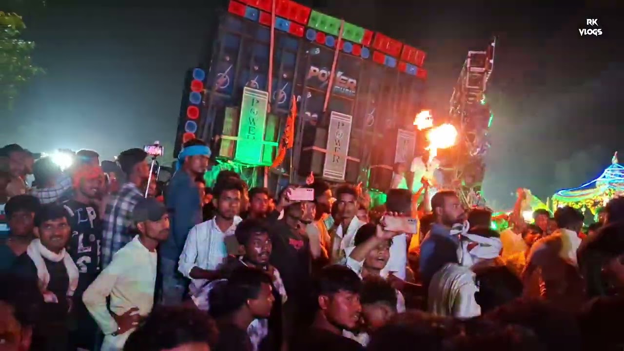 DJ POWER MUSIC VS DJ TITANIC MUSIC FACE TO FACE HIGH VOLTAGE COMPETITION BY RK VLOGS 