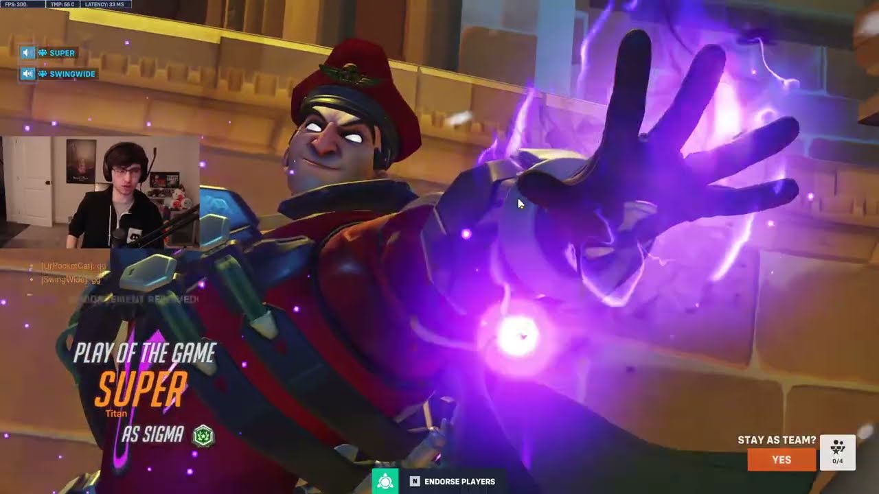 Лучший момент матча! 0,1% лучших игроков SIGMA! Супер SIGMA, 20 сезон, геймплей Overwatch 2.