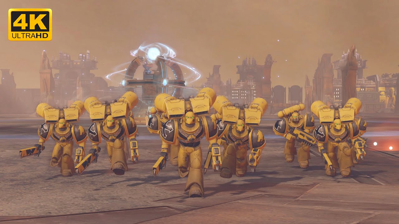 CLASSIC BATTLE! Space Marines vs Orks - Direct Strike Mod - Cinematic Video - WH 40K Dawn Of War 3