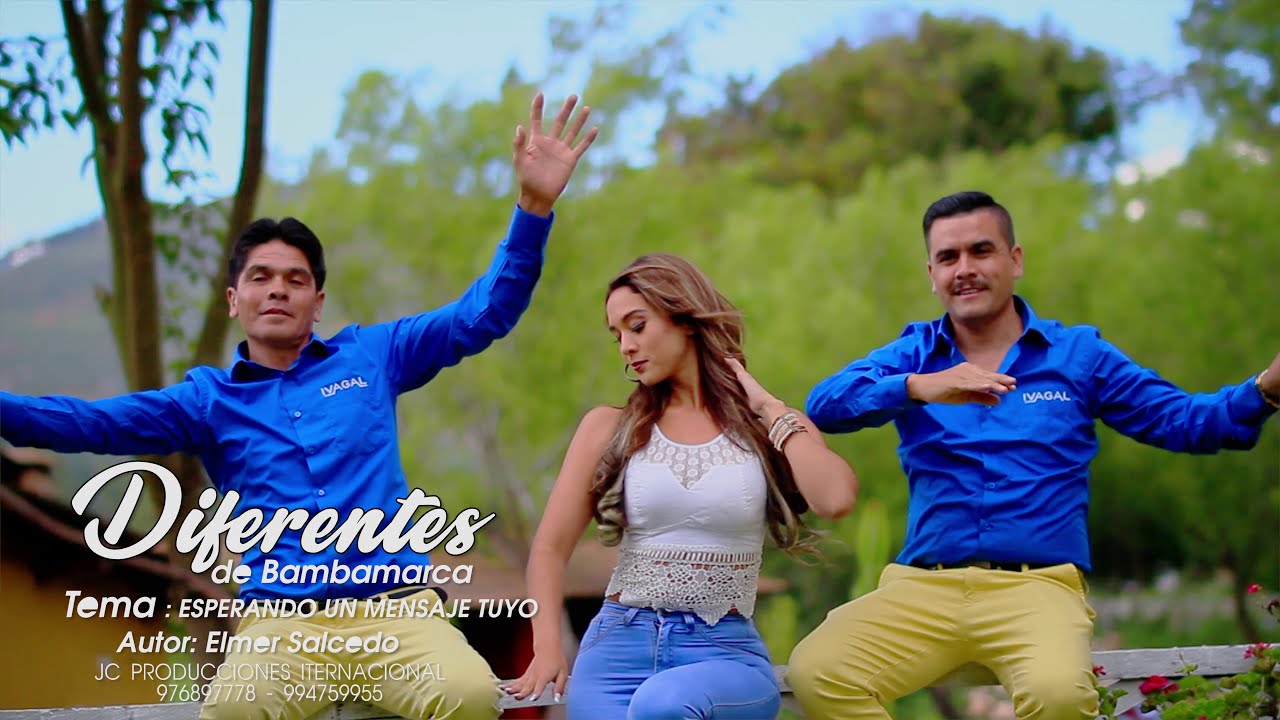 DIFERENTES DE BAMBAMARCA   ESPERANDO UN MENSAJE TUYO   (VIDEO CLIP OFICIAL) 🎥 4K ✔️