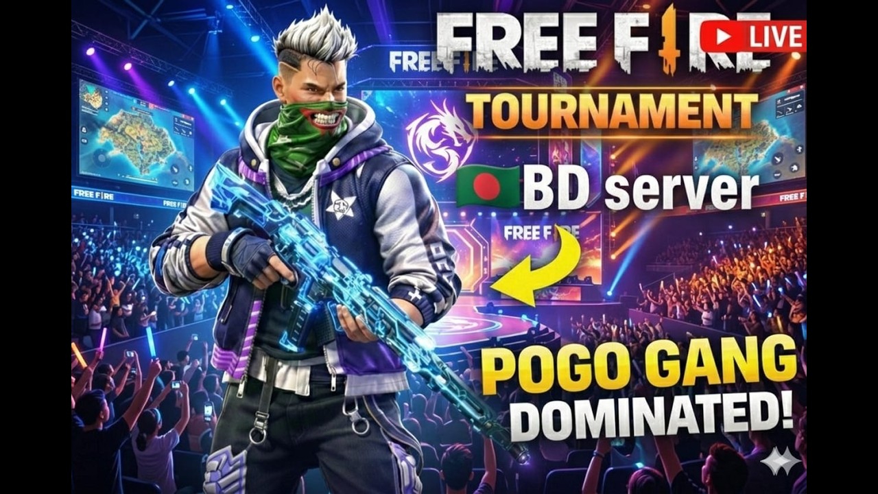 🔴 Free Fire Live Stream Description (Hype)🔥 FREE FIRE LIVE STREAM 🔥 POGO GANG Live Stream