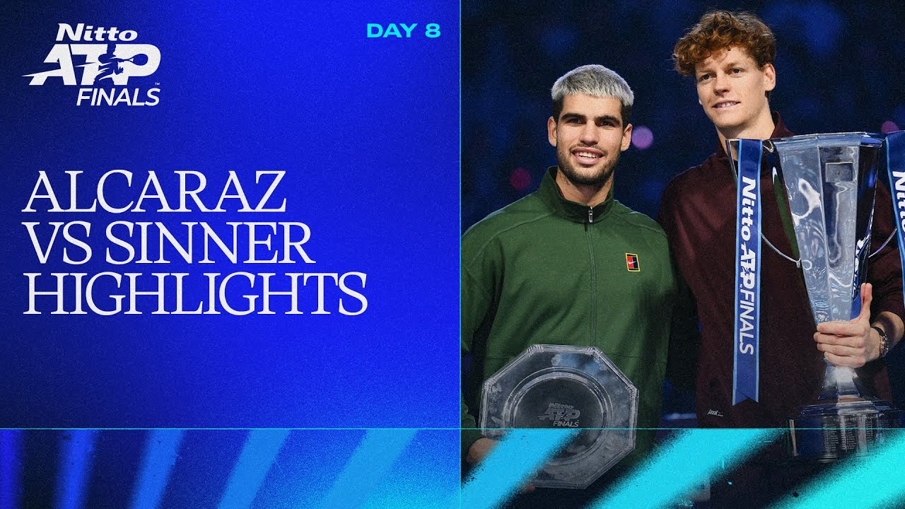Янник Синнер &mdash; Карлос Алькарас: лучшие моменты | Nitto ATP Final 2025