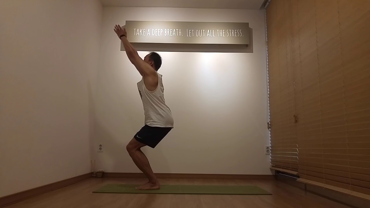 아쉬탕가 - 우카타사나 전환동작(ashtanga - utkatasana transition)