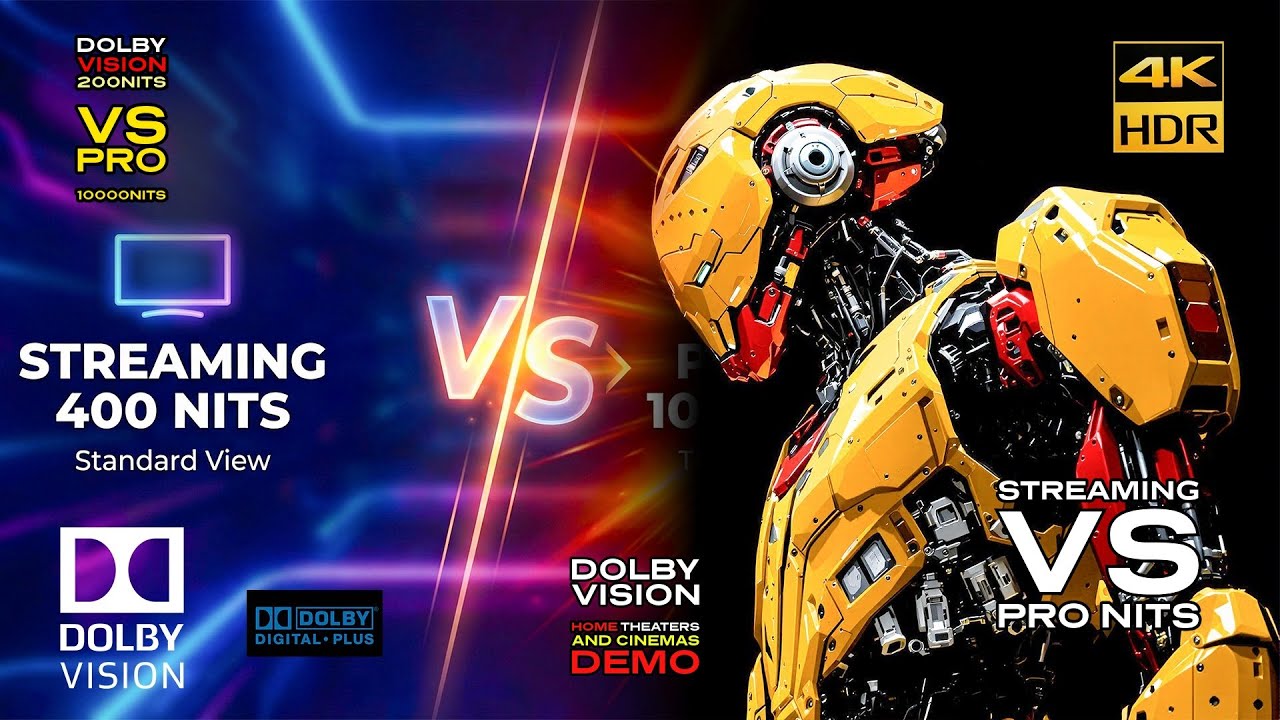DOLBY VISION 60FPS 🔥 Streaming vs PRO NITS (200–10,000 NITS) | FULL BT.2020 [4KHDR] DEMO (Download)