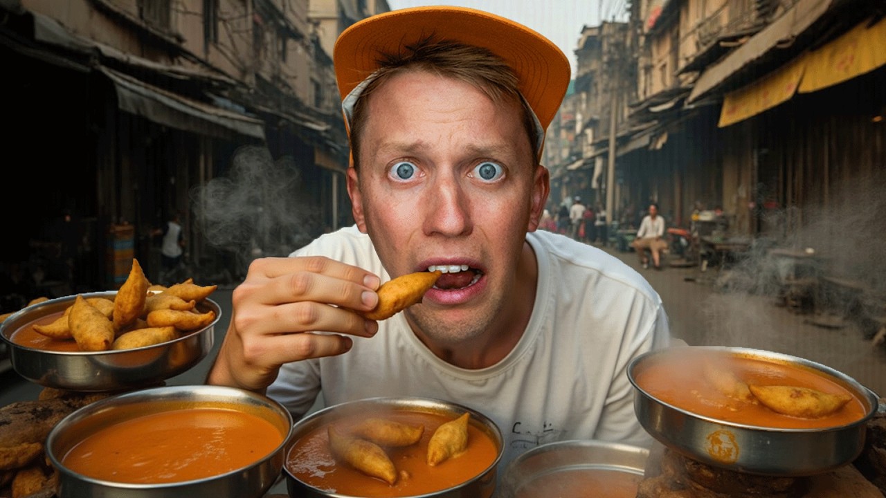 Eating Indian Street Food Until I Get Food Poisoning!