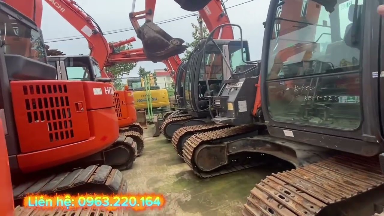 Cập Nhật các dòng máy đào ( Xe Cuốc) 03-05 Hitachi nhập Nhật mới về phục vụ anh em có tại Bãi.