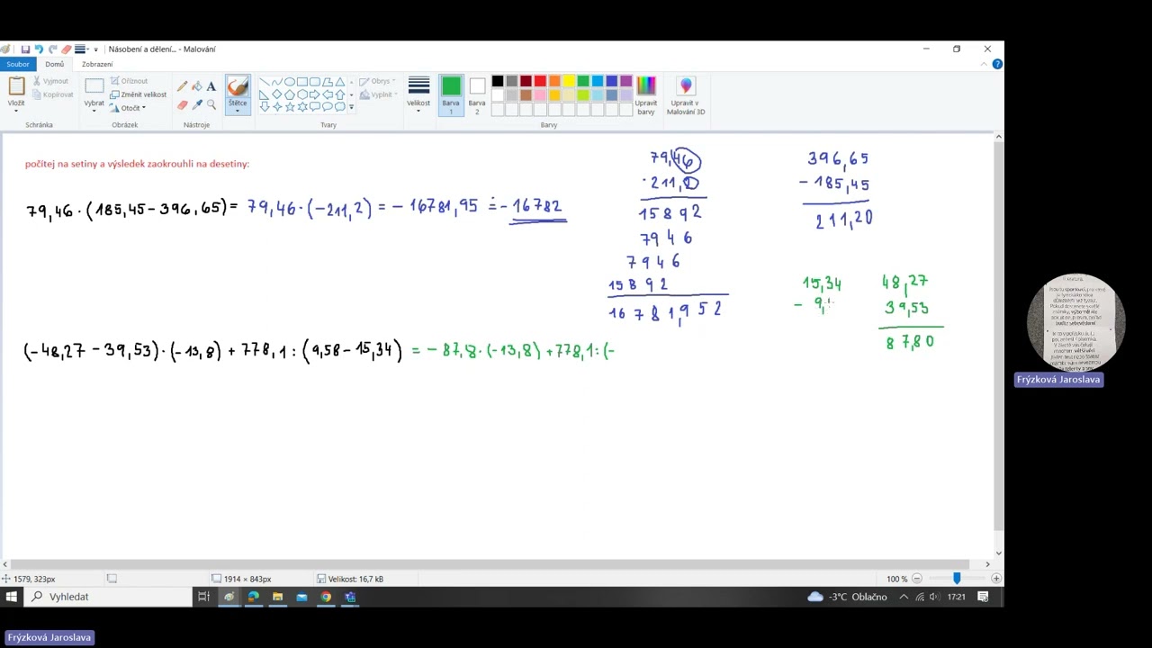 Násobení a dělení racionálních čísel