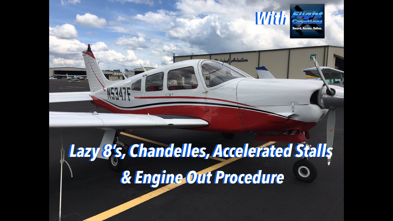 Practicing Maneuvers In The Piper Arrow| With Flight Creations