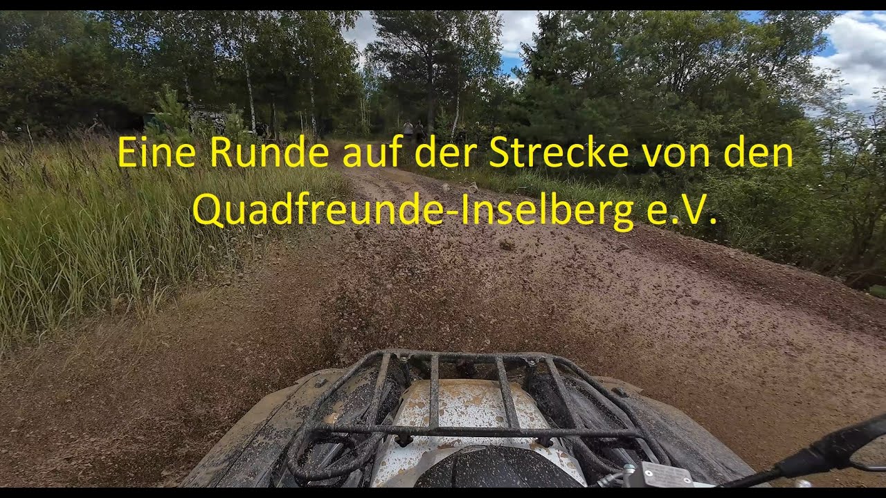 Yamaha Grizzly 700 - ein Runde auf der Strecke von den Quadfreunde Inselberg e.V.