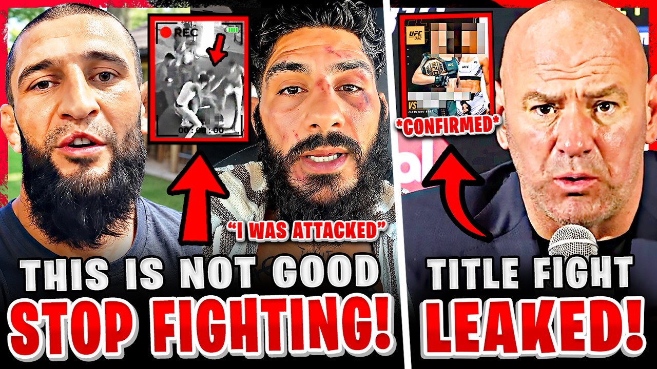 Khamzat BREAKS SILENCE on ALTERCATION! *FOOTAGE* UFC 332 CO-MAIN EVENT LEAKED? Dana White CALLED OUT