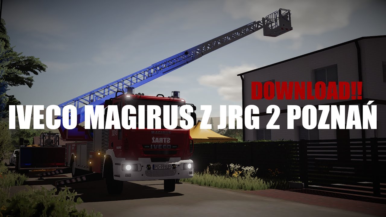 [FS22] DOWNLOAD 302[P]51 Iveco Magirus - JRG 2 Poznań