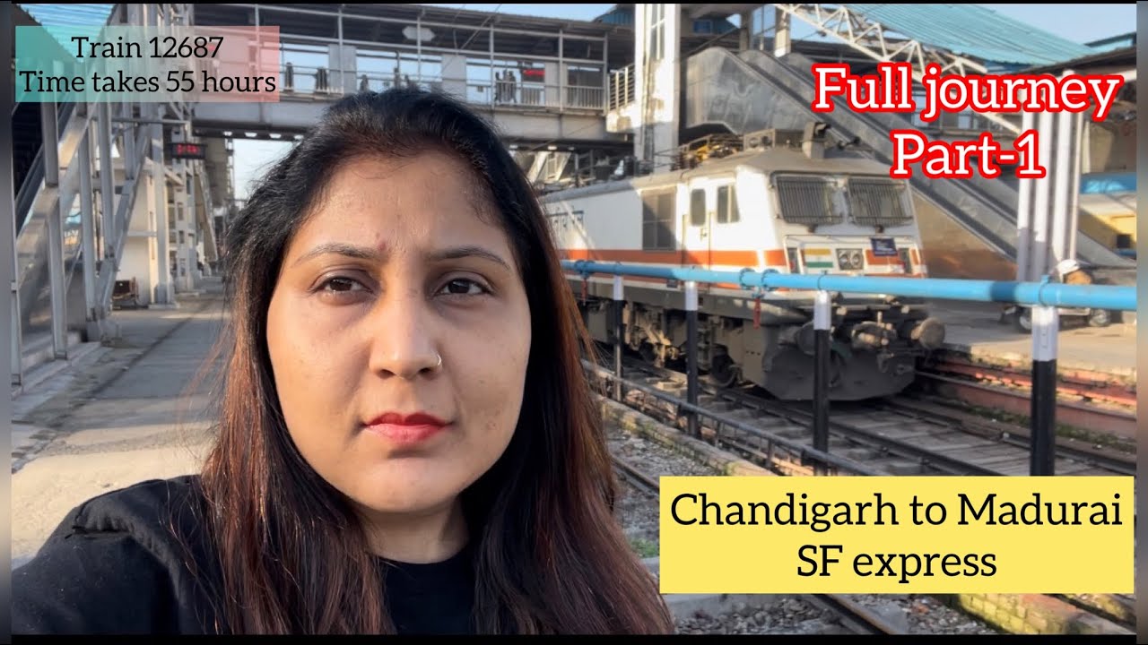 #chandigarh to Madurai#trainjourney#rameshwaramtemple