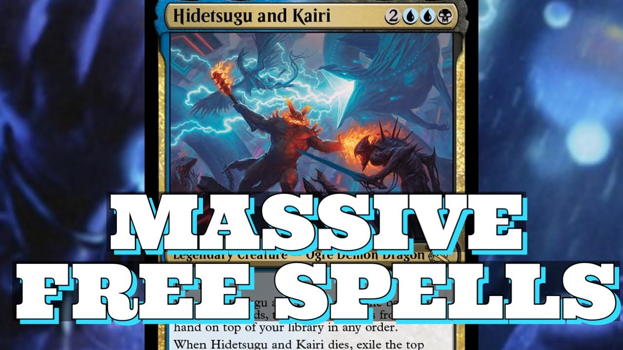 MASSIVE FREE SPELLS Hidetsugu and Kairi Full EDH Deck Tech MTG
