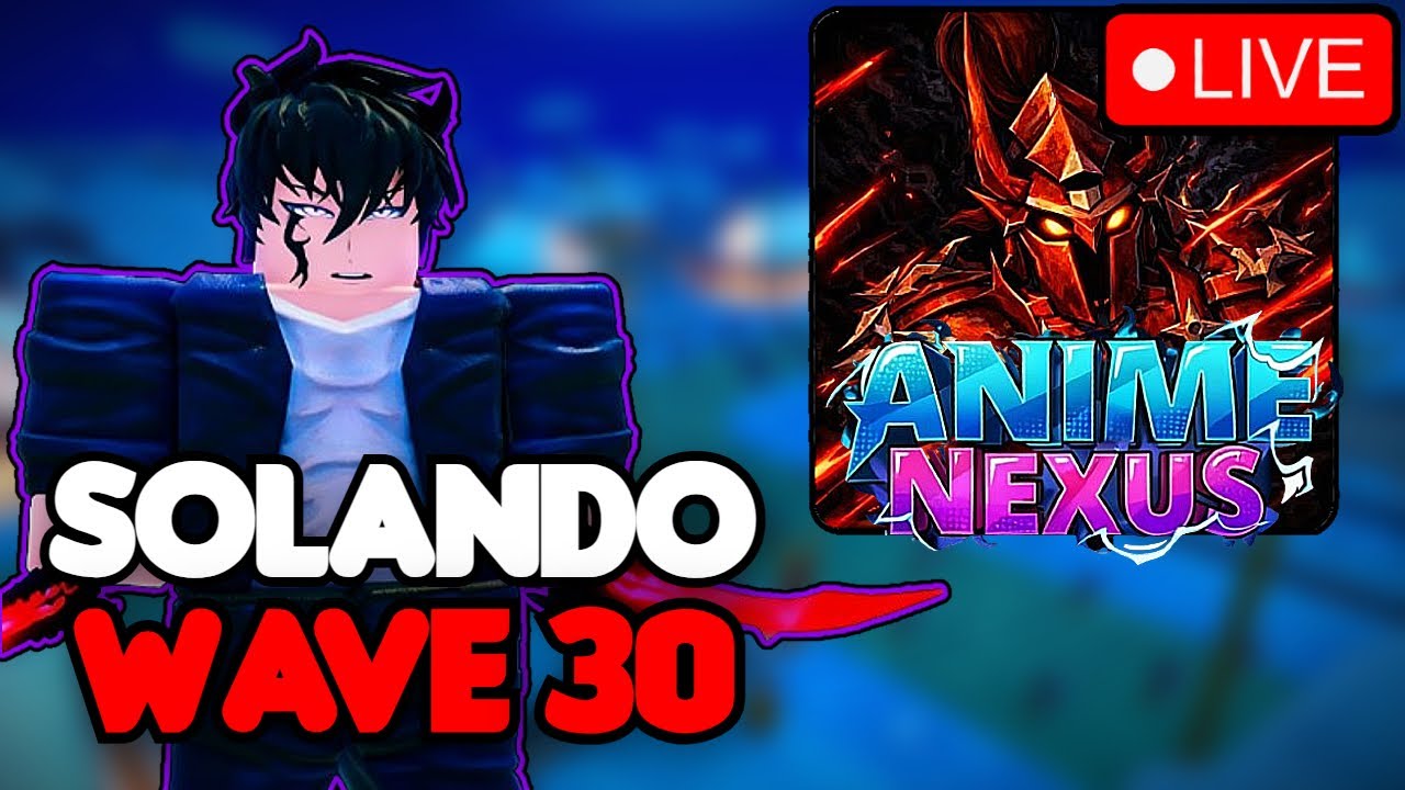 🔴SOLANDO WAVE 30 DA DUNGEON EASY NO ANIME NEXUS SIMULATOR!!!🔥 ~ Kamui