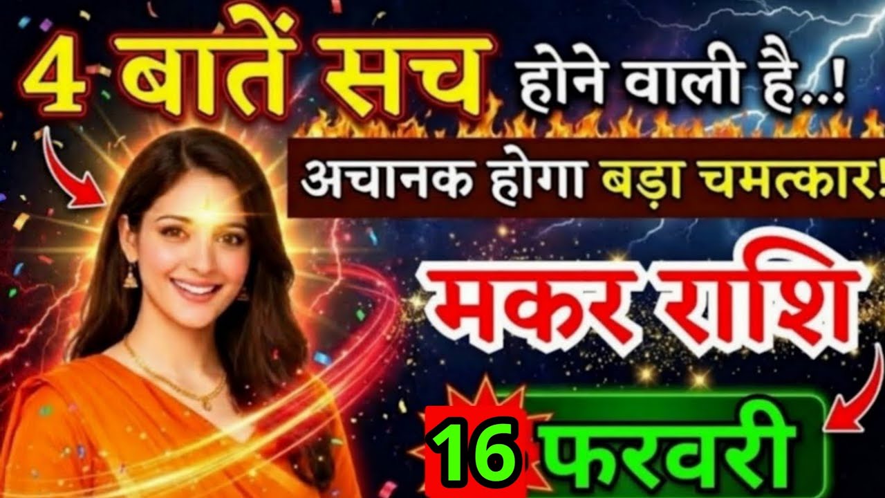 9 फरवरी, मकर राशि वालों ये चार बातें सच होने वाली है, Makar Rashi, आज का राशिफल