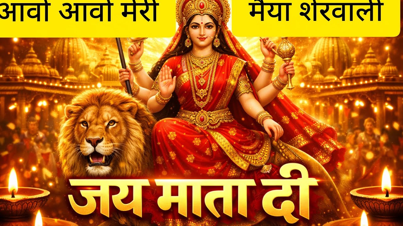  आओ आओ शेरावाली मैया | बहुत ही सुंदर माता  भजन | Mata Rani Bhajan माता रानी का दिल छू लेने वाला भजन