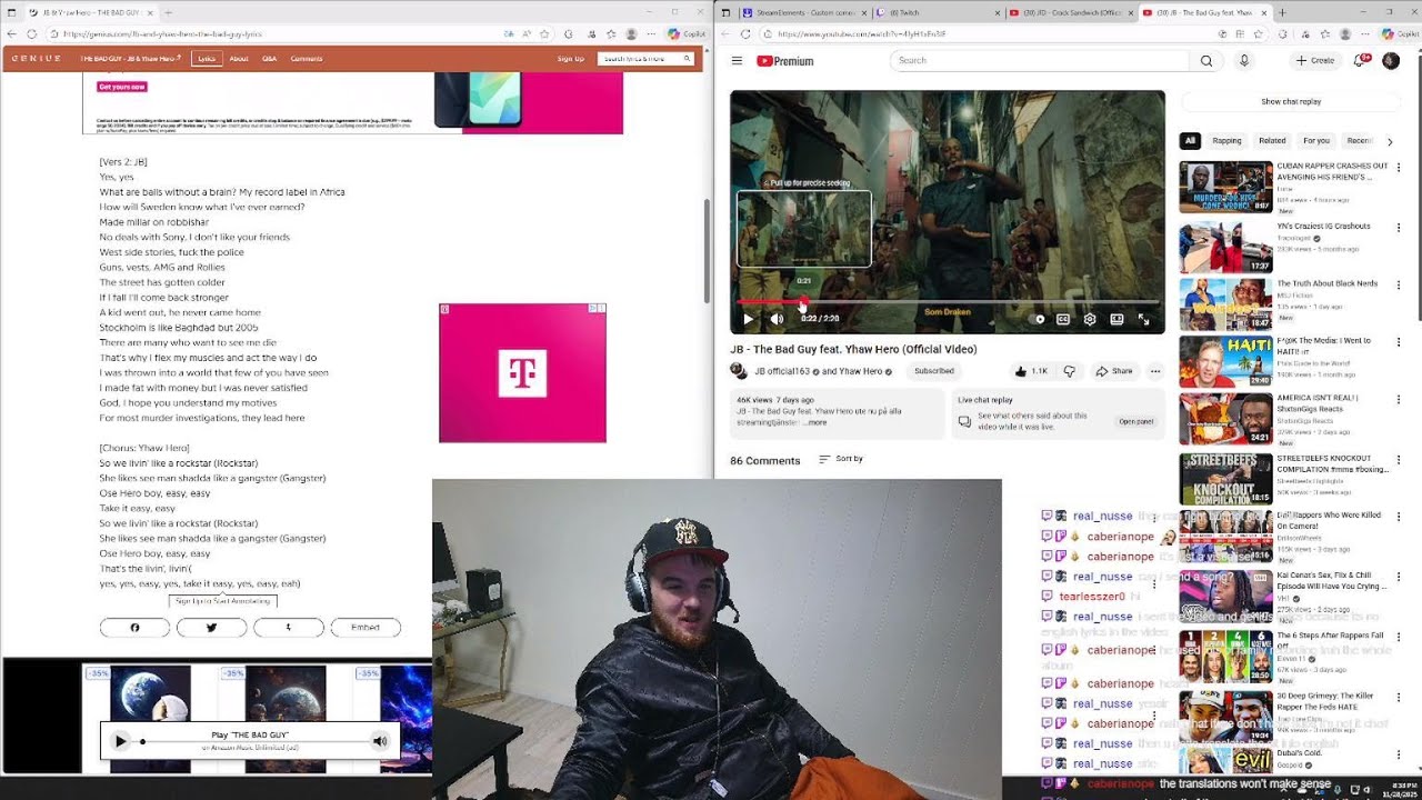 Reacting To JB x Yhaw Hero - The Bad Guy
