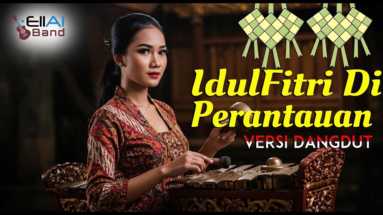 [Lyric MV] Lebaran Di Negeri Orang (dangdut) - EllAi Band