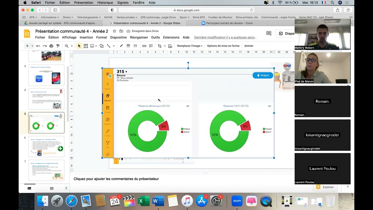 Communauté d'apprentissage EPS N°4 année 2 - Logiciel Idoceo, intérêt pour les professeurs d'EPS