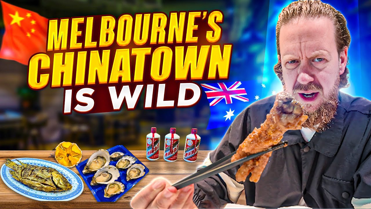 Melbourne’s Chinatown Food is WILD – 🇦🇺 Uni, Chicken Feet, Fried Fish & Chinese Liquor!