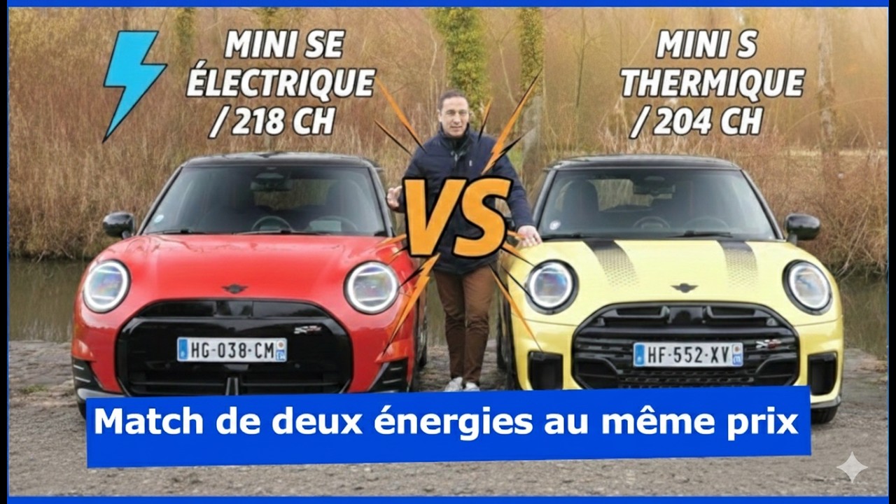 Mini Cooper SE électrique : puissante sur le papier mais aussi bien que la Cooper S thermique ?