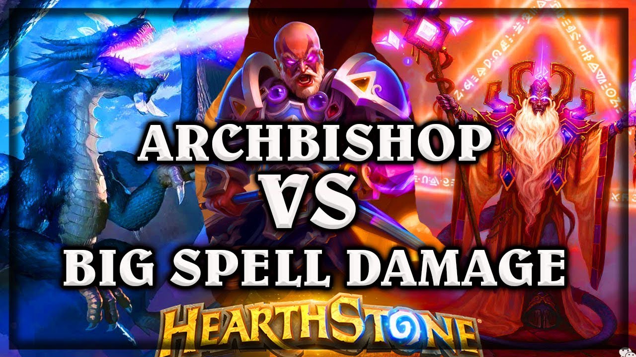 Archbishop Benedictus VS BIG Spell Damage Priest  ~ Kobolds & Catacombs ~  Hearthstone