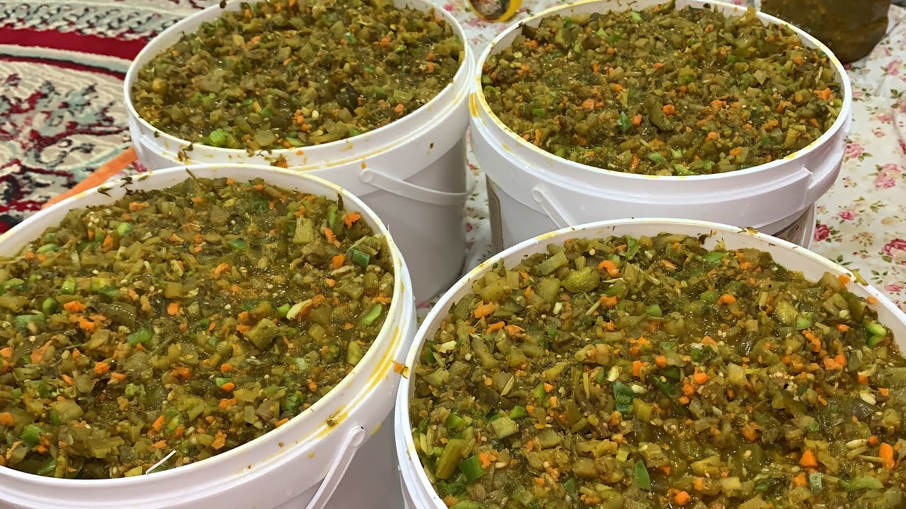 Eggplant pickle _چونیەتی دروست کردنی ترشی باینجان