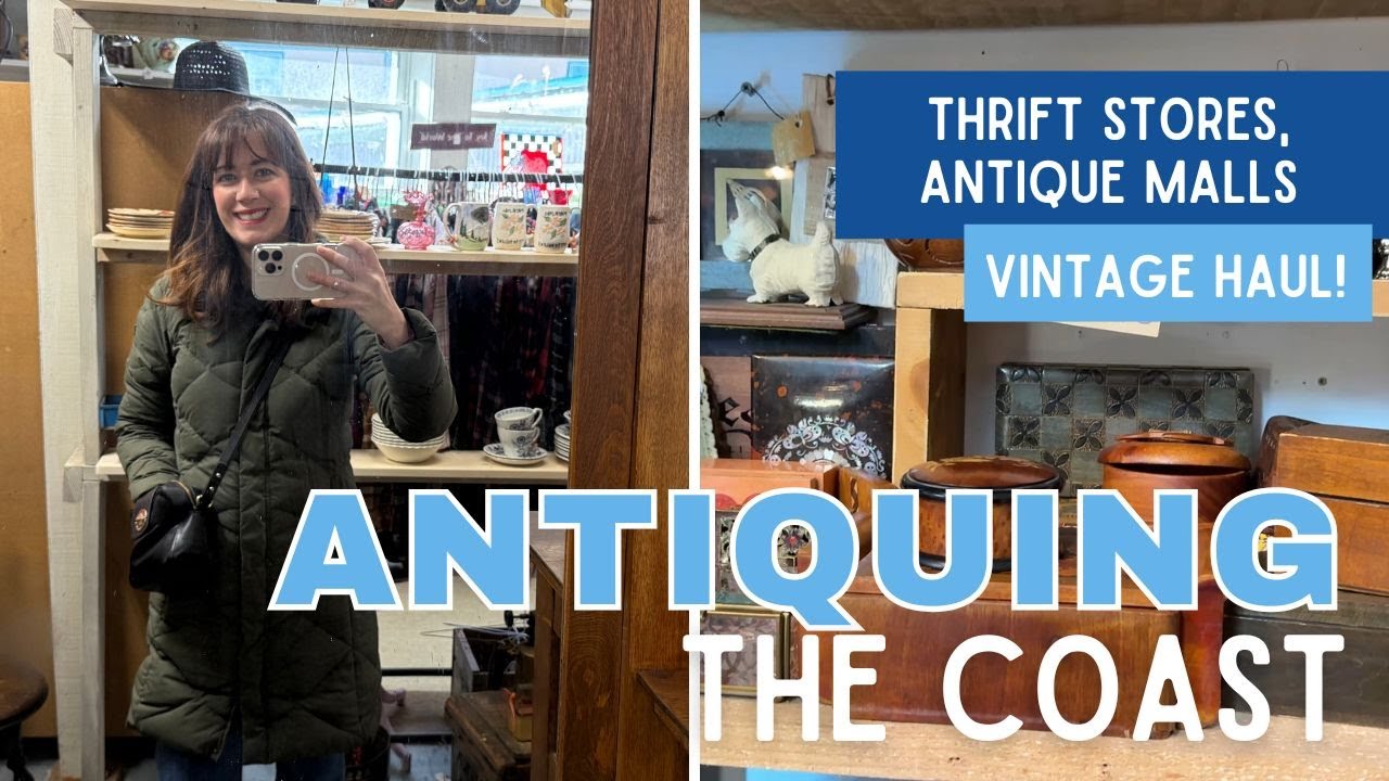 Thrifting & Antiquing at the Oregon Coast | Vintage Haul | Reseller