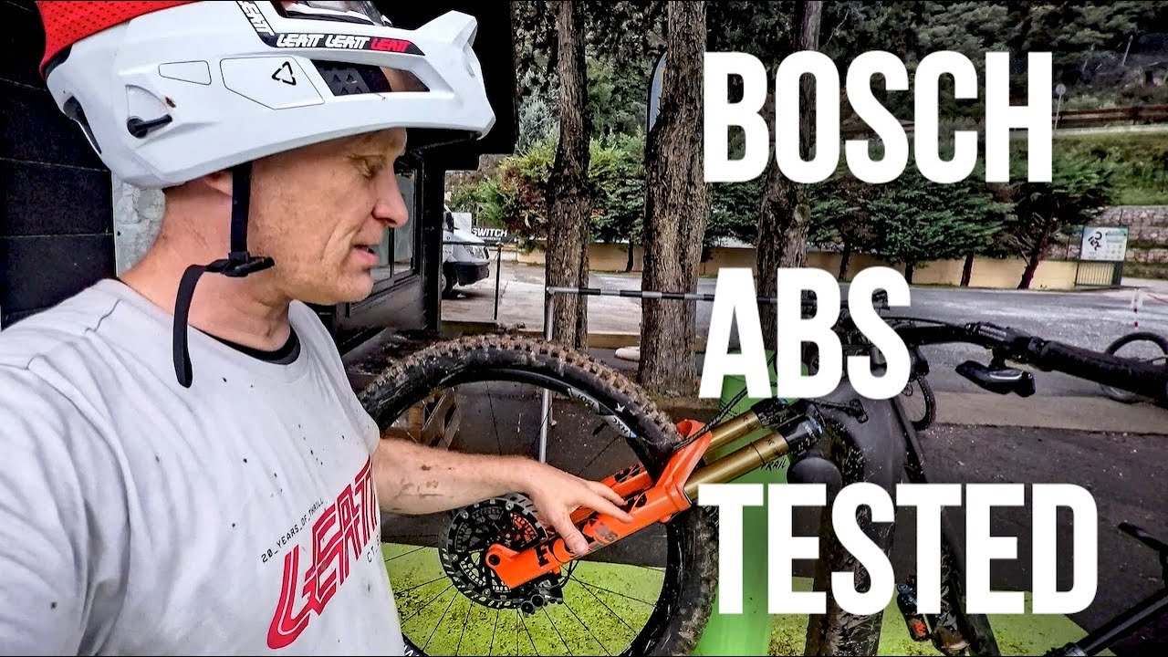 Bosch ABS Race Tested On A Steep Wet Trail