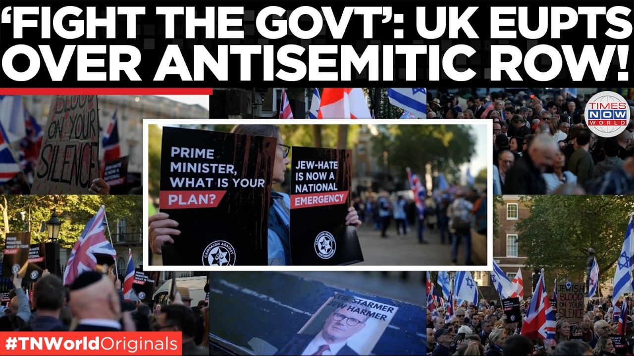 ANTI-GOVT PROTEST: Starmer Slammed as Protesters Demand Action After Jewish Stabbing