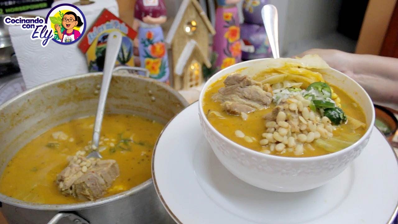Preparando una Riquisima SOPA DE FRIJOLES BLANCOS