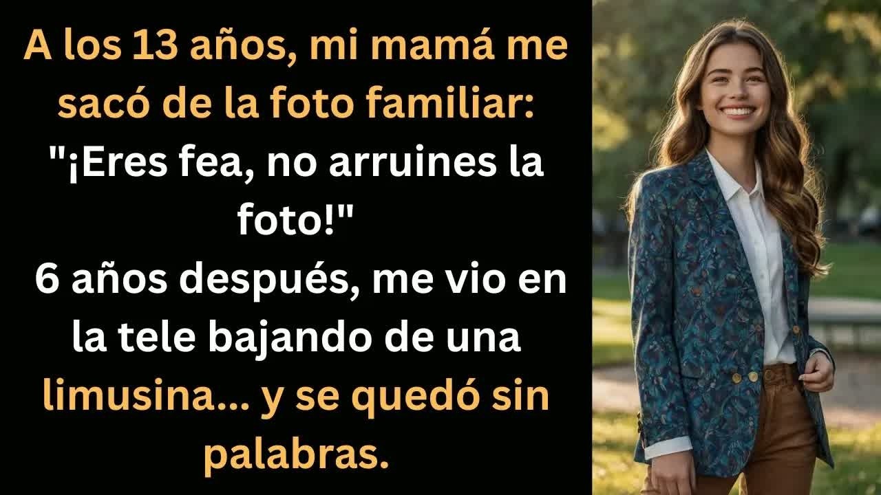 Mi mamá me humilló frente a todos… Años después me vio en la tele y no pudo decir nada.