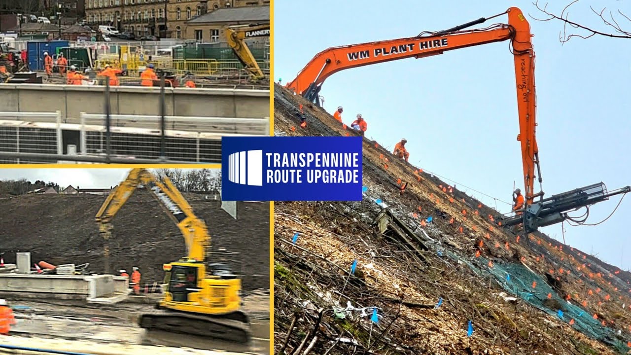 🏗 Milestone for TRU as work starts on new platforms ➕️ Major embankment works 👷‍♀️