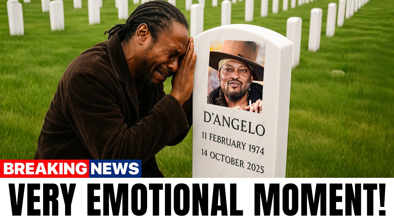 D'Angelo's Son Michael Cries At His Grave... Then Something Incredible Happens