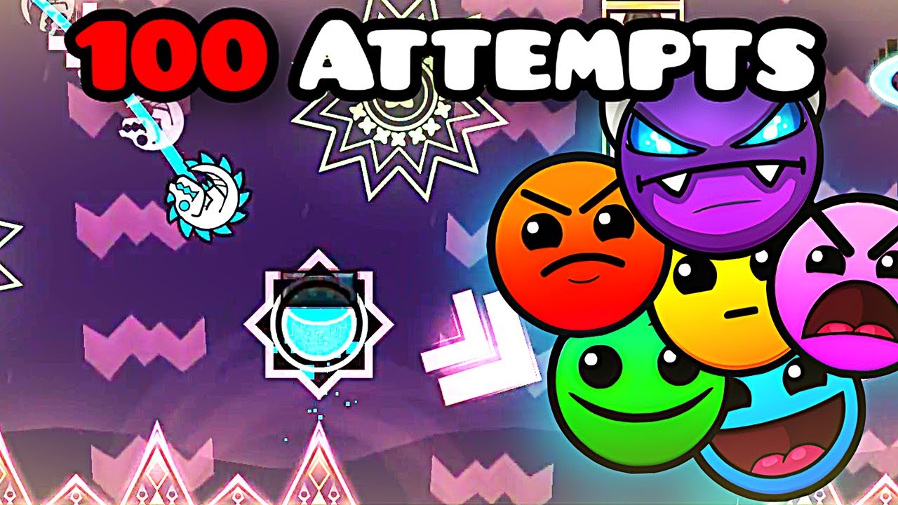 DIESES Level hat mich ZERSTÖRT! (Geometry Dash 100 Life Challenge)