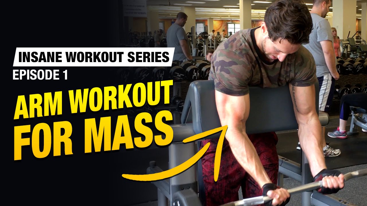 Arm Workout For Mass - 27 Sets (Insane Workout Series Ep. 1)