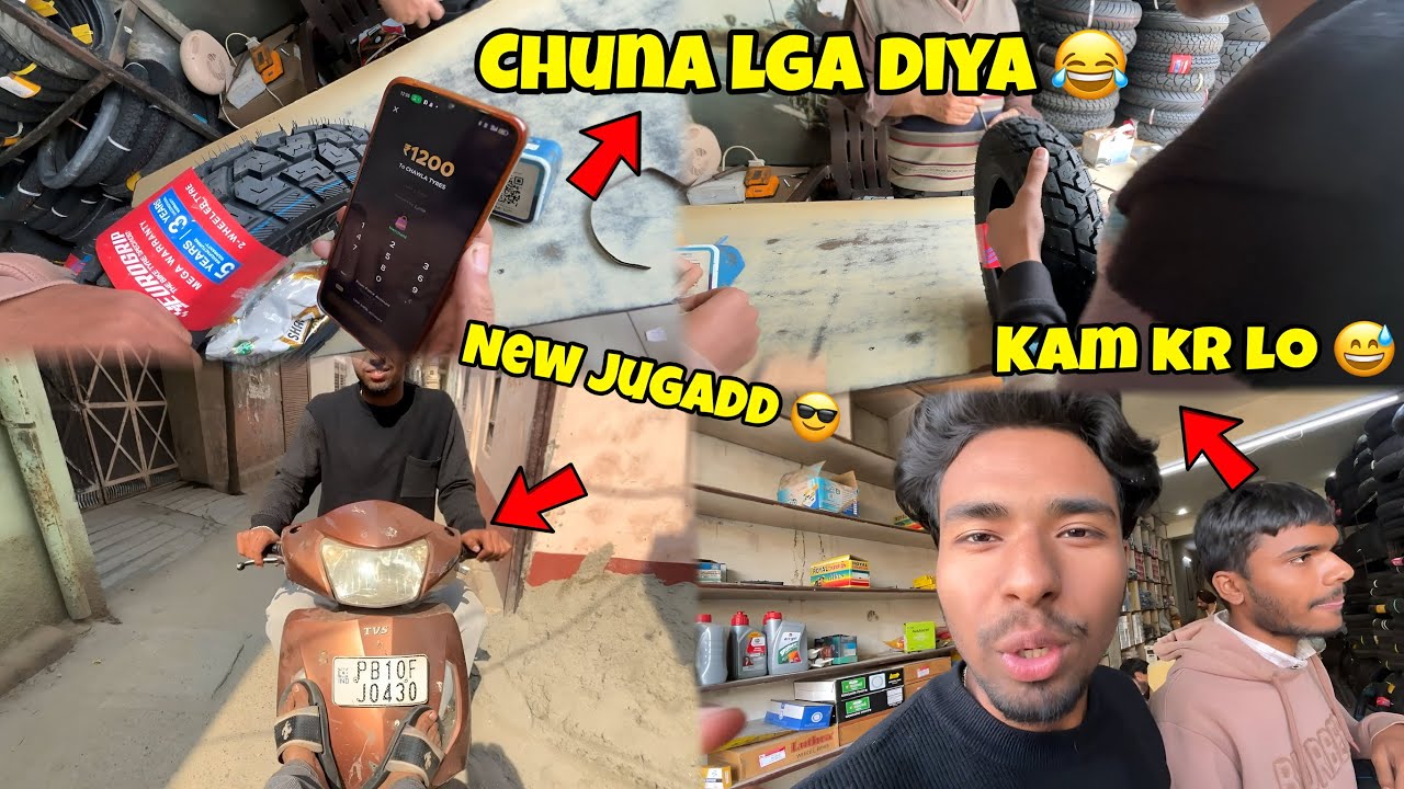 Aaj Tyre Lene Gya Aur Chuna Lag Gya 😅 | Funny Vlog | Unexpected Moment