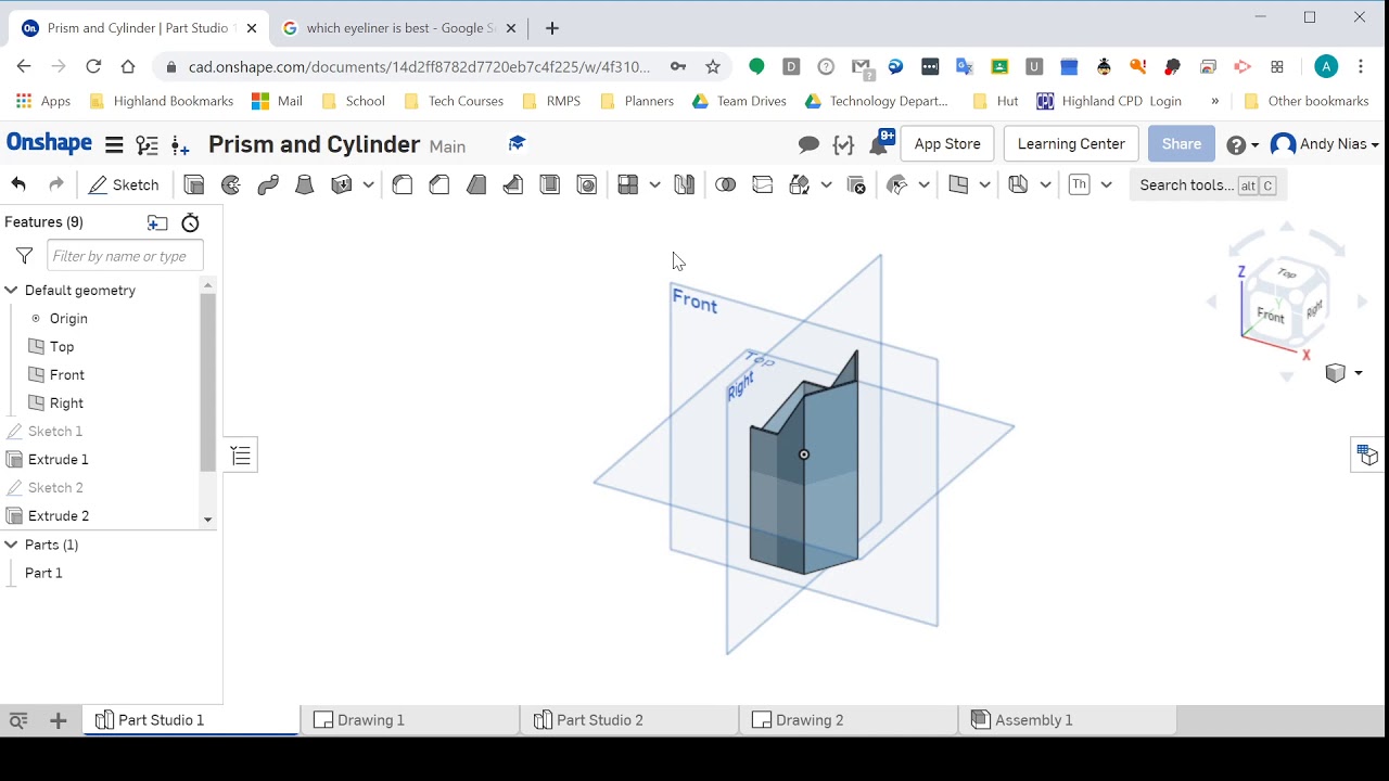Sharing and accessing shared files in Onshape