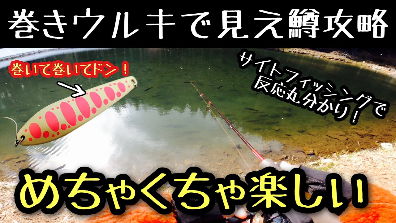 【TABIMASU BASE ~yanagisawa~】巻きウルキで見え鱒攻略！【エリアトラウト】