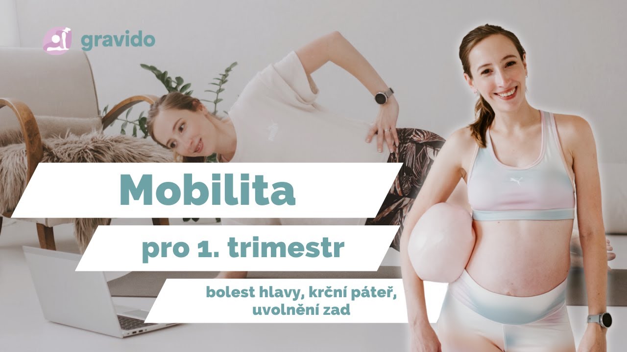 Lekce gravido: Cvičení pro posílení celého těla v 1. trimestru těhotenství