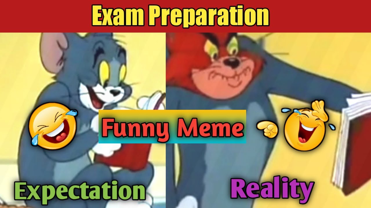 Exam Preparation | Expectation vs Reality |😁😜😒 | Funny Meme