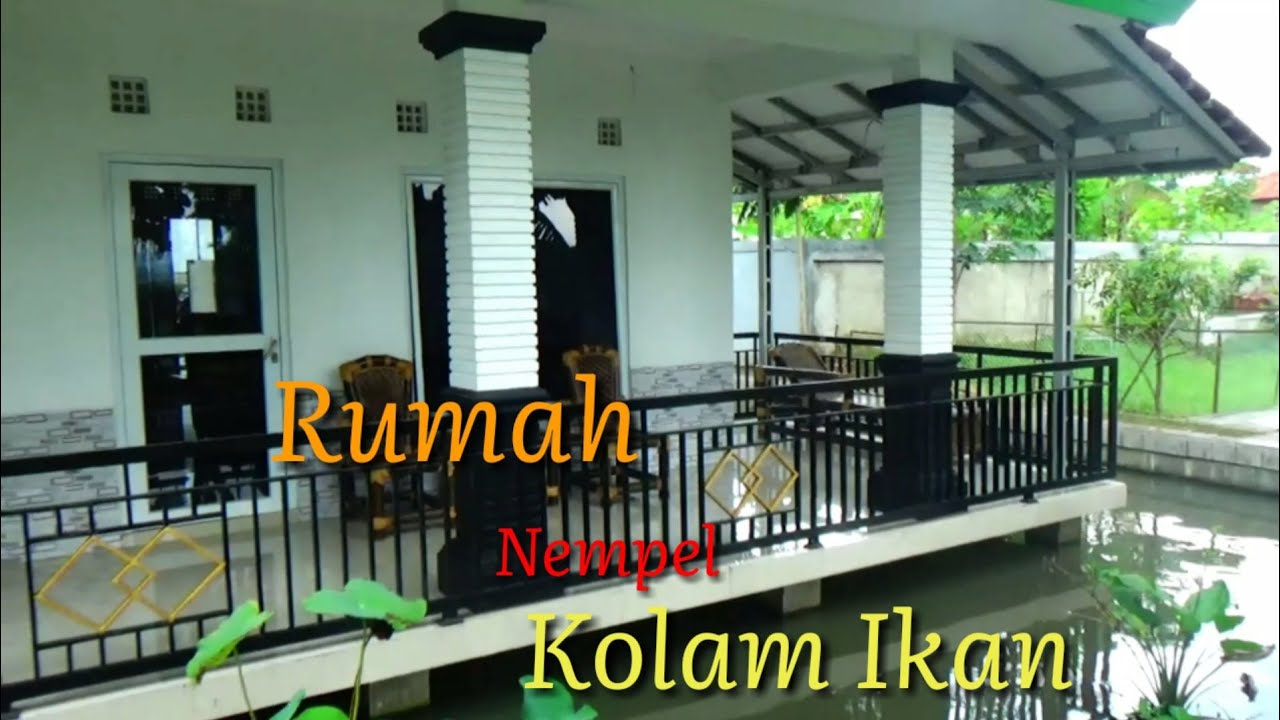 Rumah Kolam Ikan semi Villa di Bogor dijual